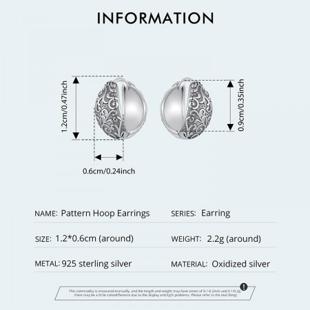 Cercei argint cu model floral [10]