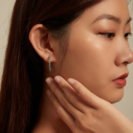 Cercei argint cu ochi de deochi [6]