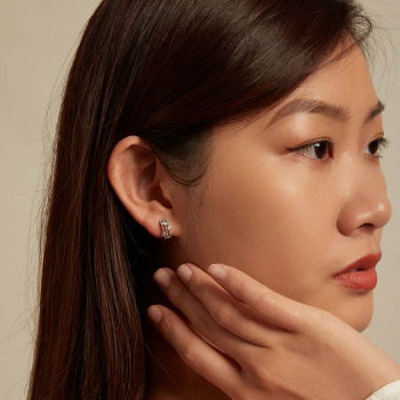 Cercei argint cu opal si zirconiu [5]