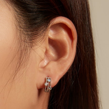 Cercei argint cu opal si zirconiu [1]