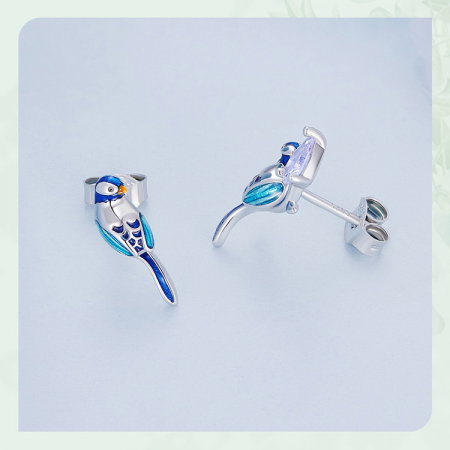 Cercei argint cu pasarele [8]