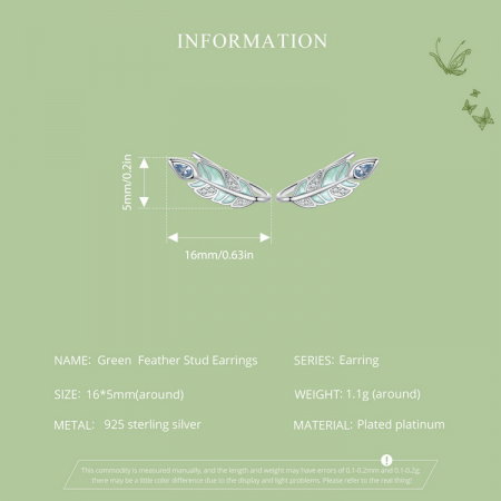 Cercei argint cu pene [9]