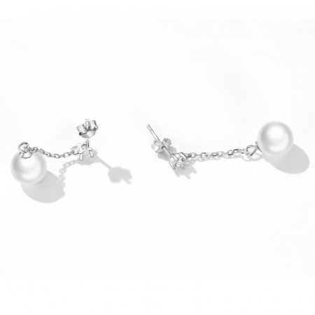 Cercei argint cu perle pendulare [6]