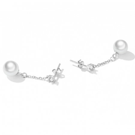 Cercei argint cu perle pendulare [2]