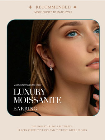 Cercei argint cu perle si Moissanit [18]