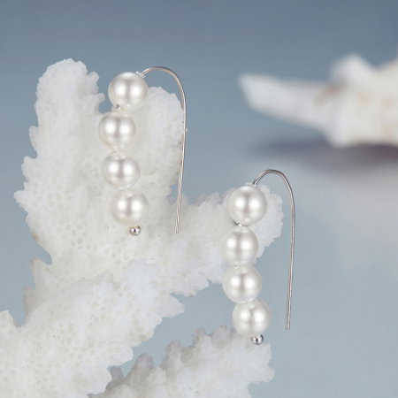 Cercei argint cu perlute [2]