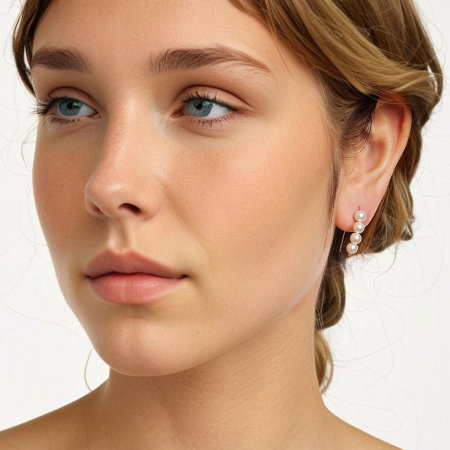 Cercei argint cu perlute [3]