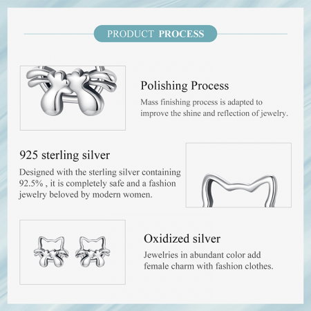 Cercei argint cu pisicute [12]