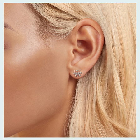 Cercei argint cu pisicute [13]