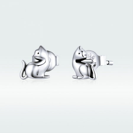 Cercei argint cu pisicute [6]