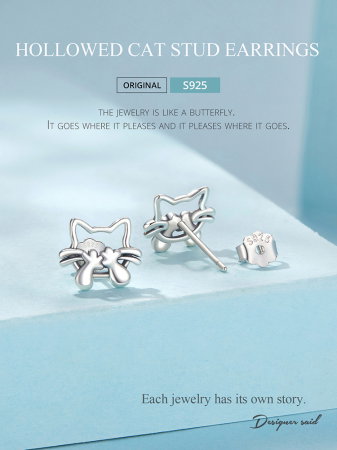 Cercei argint cu pisicute [14]