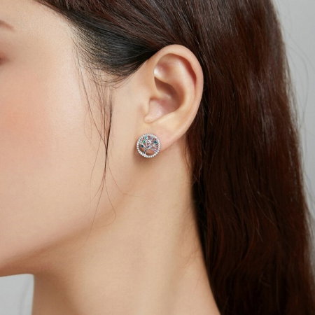 Cercei argint cu pomul vietii [1]