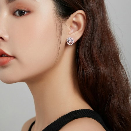 Cercei argint cu pomul vietii [4]