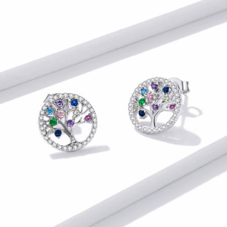 Cercei argint cu pomul vietii [2]