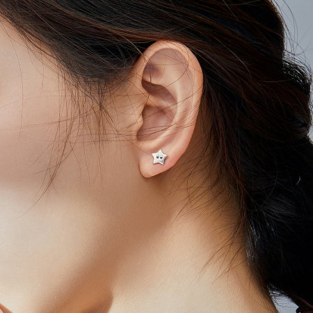 Cercei argint cu stelute [3]