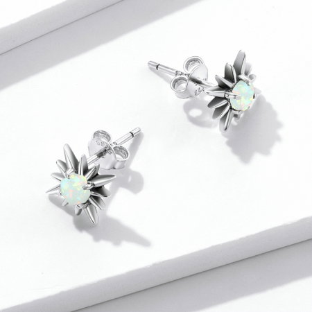 Cercei argint cu stelute de opal [3]