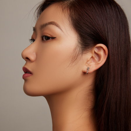 Cercei argint cu trandafiri [1]