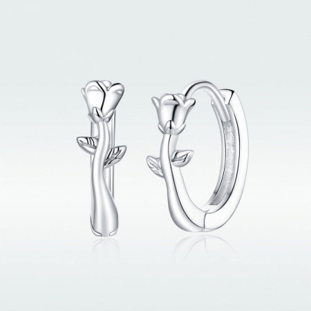 Cercei argint cu trandafiri [8]