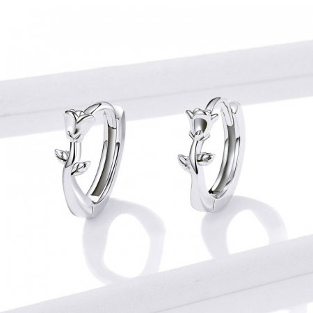 Cercei argint cu trandafiri [4]