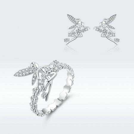 Cercei argint cu zane [9]