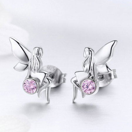 Cercei argint cu zane placati cu rodiu [6]