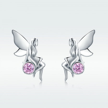 Cercei argint cu zane placati cu rodiu [5]