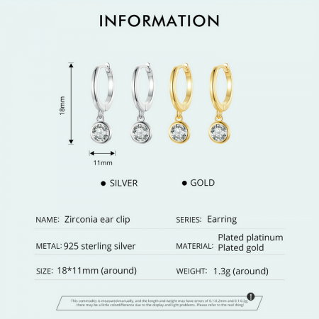 Cercei argint cu zirconii [9]