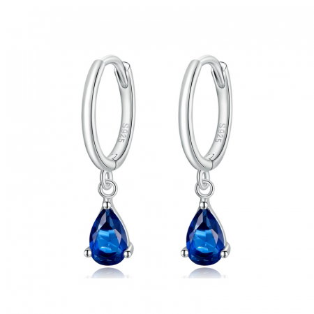 Cercei argint cu zirconii picatura