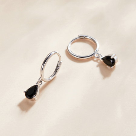 Cercei argint cu zirconii picatura [4]