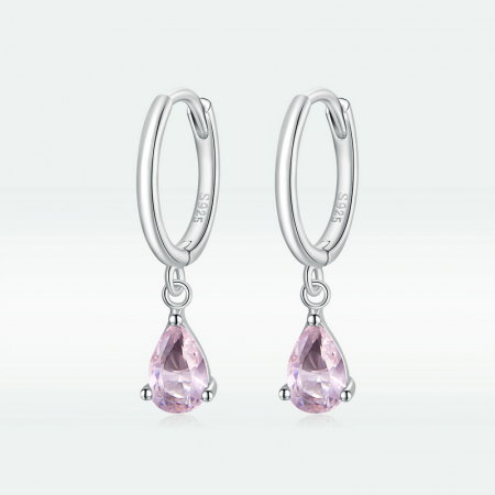 Cercei argint cu zirconii picatura [5]