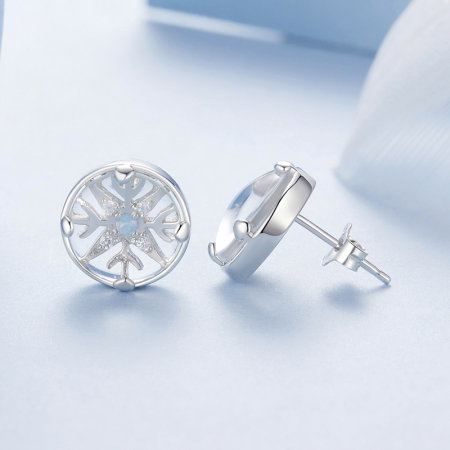 Cercei argint cu zirconiu si opal [6]