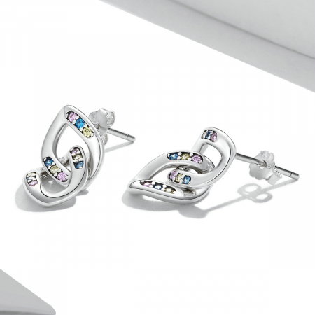 Cercei argint Double Link Chain [2]