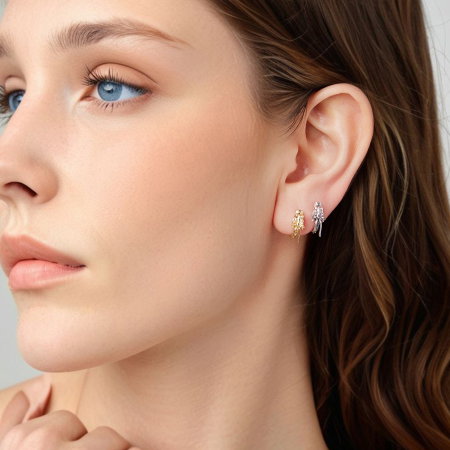 Cercei argint Dragoni [8]