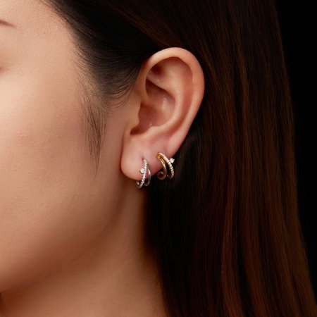 Cercei argint dubli cu Moissanit si Zirconii [10]