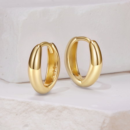 Cercei argint ear cuff placati cu aur [4]