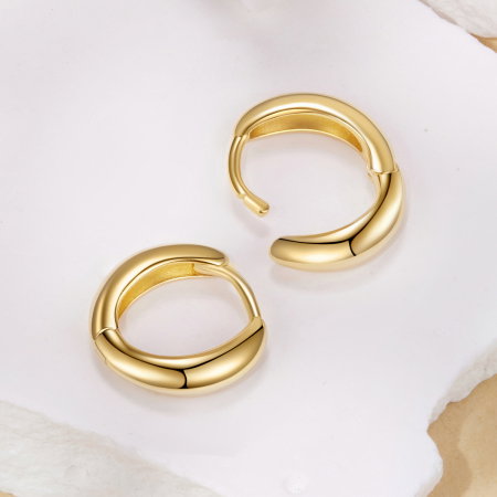 Cercei argint ear cuff placati cu aur [6]