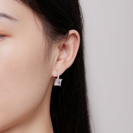 Cercei argint eleganti cu zirconii [4]