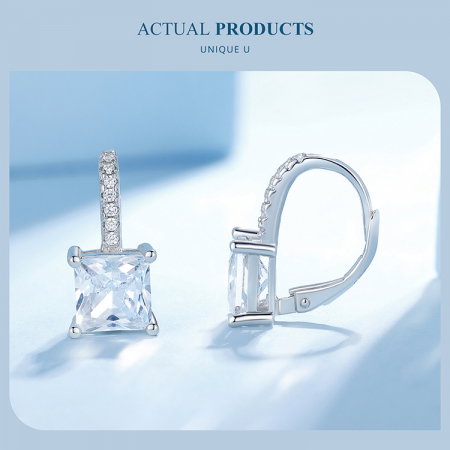 Cercei argint eleganti cu zirconii [14]