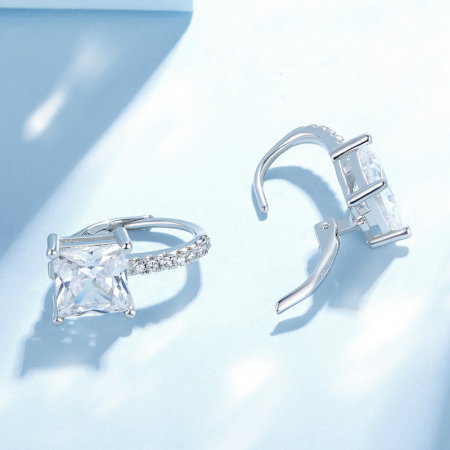 Cercei argint eleganti cu zirconii [6]