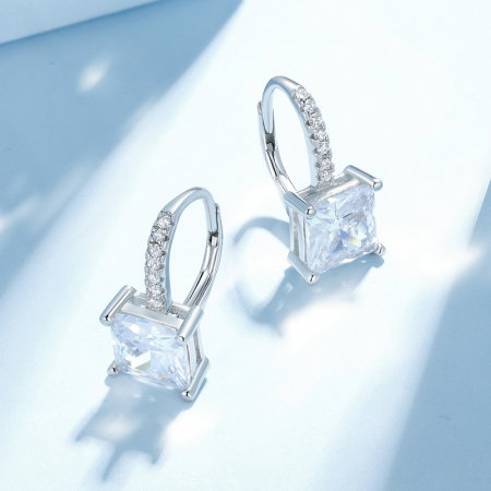 Cercei argint eleganti cu zirconii [5]