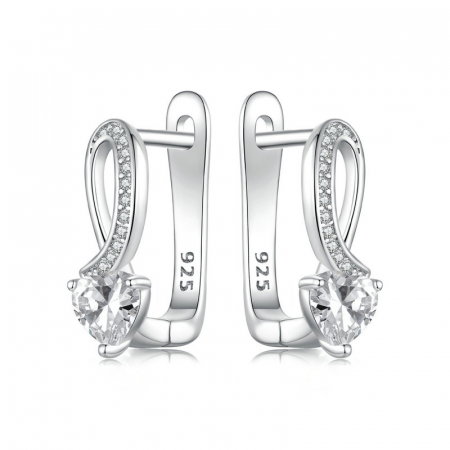 Cercei argint eleganti cu inimioare [14]