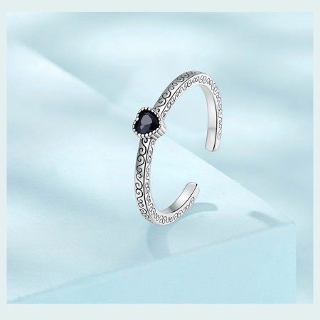 Cercei argint eleganti cu inimioare [10]