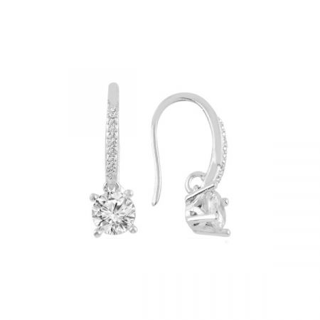 Cercei argint eleganti cu zirconii
