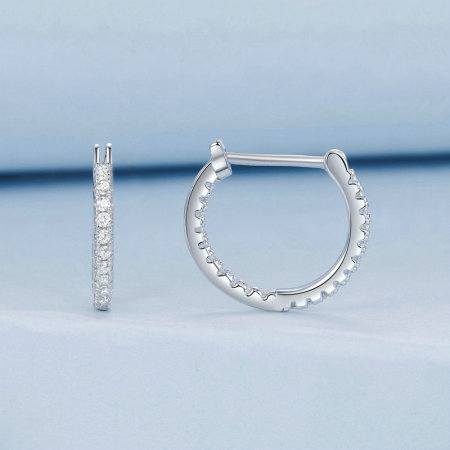 Cercei argint eleganti cu zirconii [2]