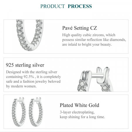 Cercei argint eleganti cu zirconii [8]