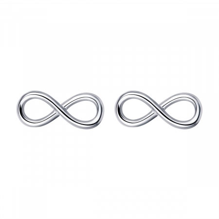 Cercei argint Endless Love
