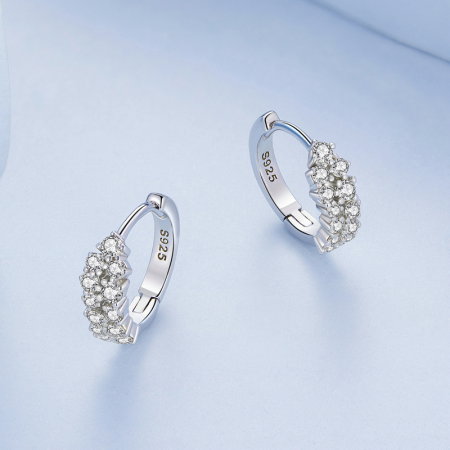 Cercei argint Exquisite cu zirconii [3]