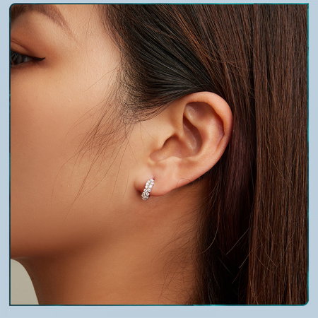 Cercei argint Exquisite cu zirconii [9]