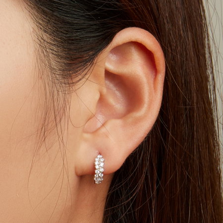 Cercei argint Exquisite cu zirconii [2]