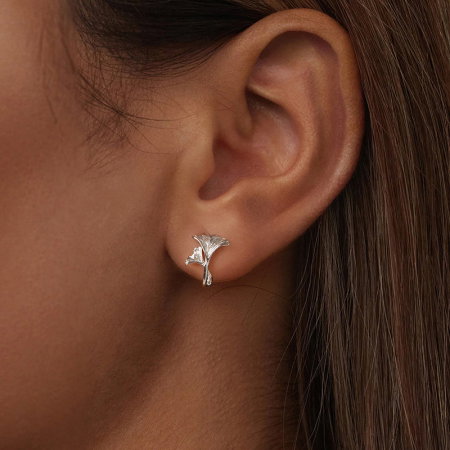 Cercei argint florali [10]